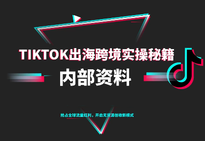 TikTok跨境电商0-1搭建运营(更新10月)-昕妈·摇钱树