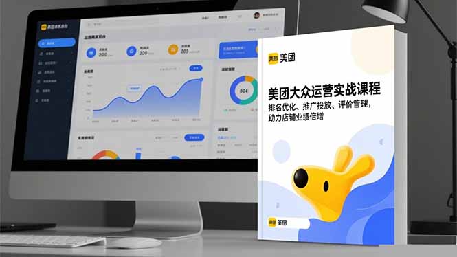 美团大众运营实战课程,排名优化、推广投放、评价管理,助力店铺业绩倍增-昕妈·摇钱树